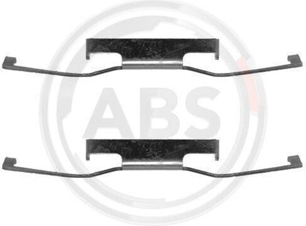 A.B.S. 1011Q Zubehörsatz Scheibenbremsbelag Vorne für FORD ESCORT III (GAA) SIERRA Schrägheck (GBC) SIERRA Kombi (BNC) ESCORT '86 Express (AVF)