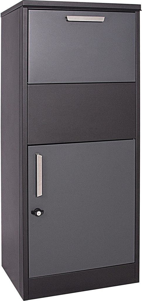 XPOtool Boîte à colis verrouillable noire 500 x 375 x 1150 Image du produit 