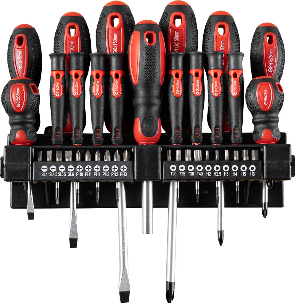 TECH-CRAFT Schraubendreher-Set, 37-teilig