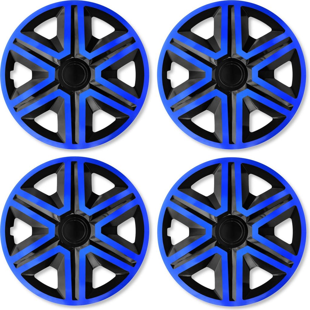 Kołpaki Action Doublecolor Blu Nero 15 caliwersalne Immagine del prodotto 
