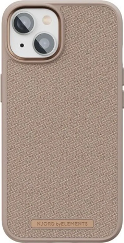 Étui de Protection iPhone 14 Marron au Design Minimaliste Chic