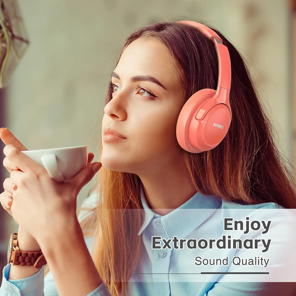 Cuffie Wireless Pieghevoli 65H | 6 EQ Modes & Microfono Integrato - 4