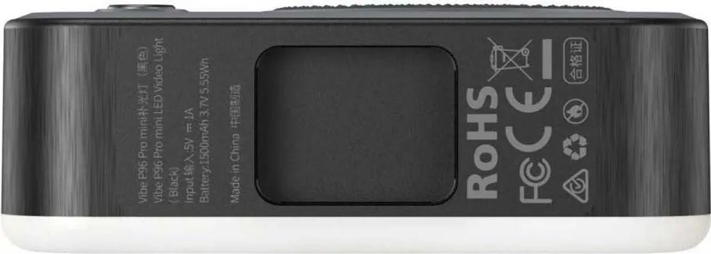 Éclairage LED pour Vlog et YouTube SmallRig 4660 Vibe P96 Pro Noir - 4