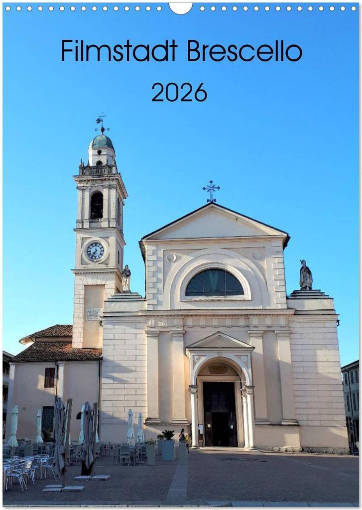 Filmstadt Brescello (Wandkalender 2026 DIN A3 hoch), CALVENDO Monatskalender