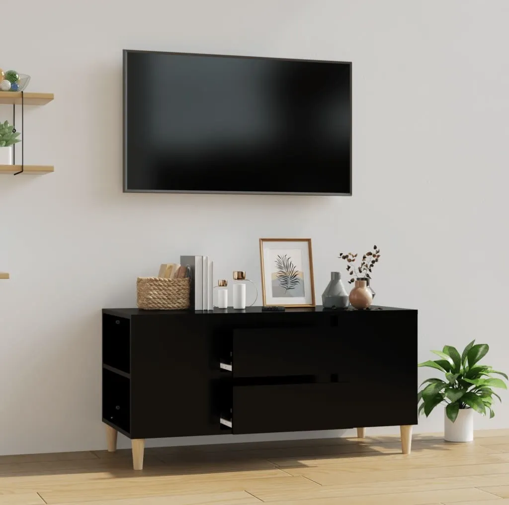 The Living Store Mobile TV Nero 102cm - Trasforma il tuo Salotto