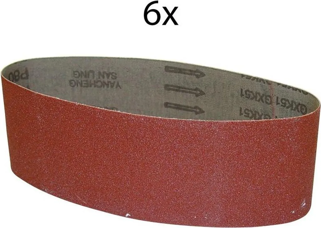 Nastro abrasivo 533x76 mm K100, 6 pz