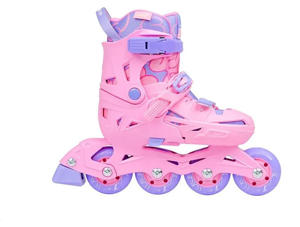 Roller Flying Eagle NT2 Rose : confort et maintien pour pieds enfants
