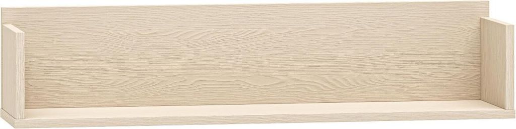 FURNLUX Wandregal Mevel Beige 90cm / Hauptfarbe: Beige / Abmessungen: 90 x 20 x 20 cm