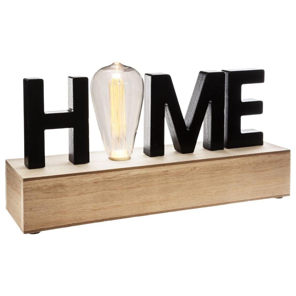 Figure Led 'home' 34x16x8cm. Image du produit 