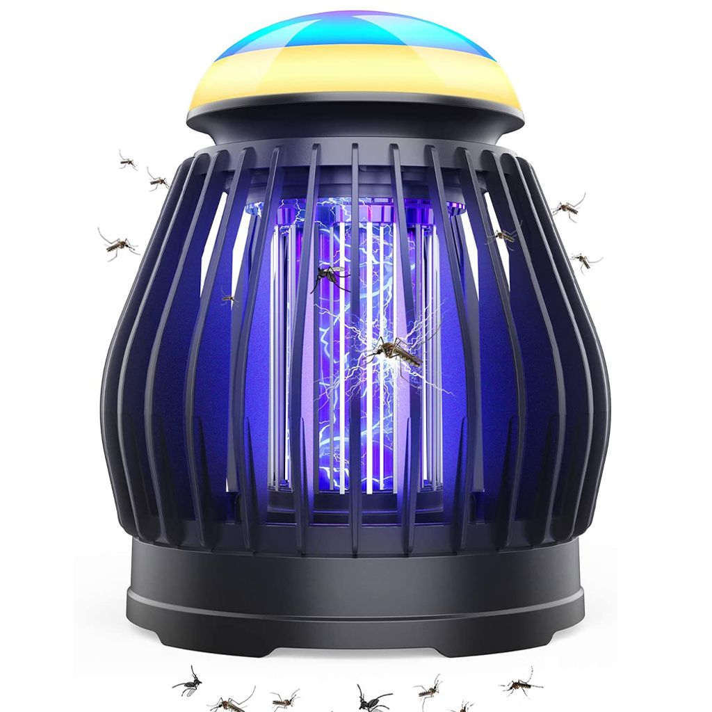 Mückenvernichter Mückenlampe Insektenvernichter Küchen UV-Lampe Moskito Schwarz 