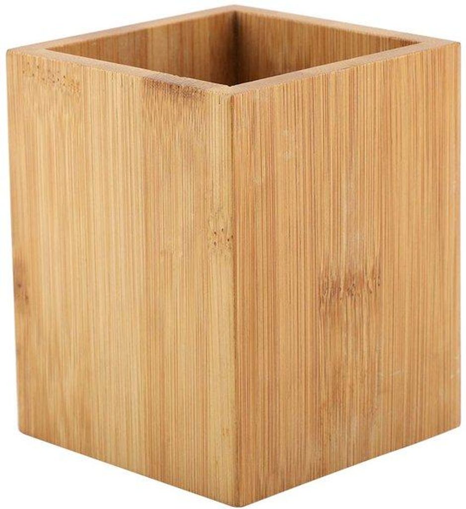 Bamboe Kantoorbüro Organisator für Stifte und Farben, Standard Bürobedarf, Büroorganisation, Büro-Organizer