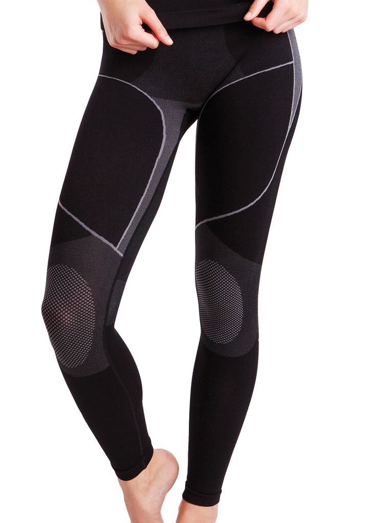 DEVOPS Thermo-Unterhose Damen Lang – 2 Stück, Mit Mikrofleece, 90% Polyester, 10% Elasthan