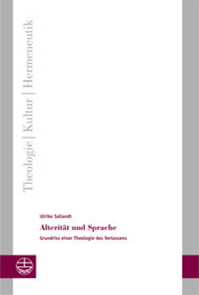 Alterität und Sprache - Analyse Linguistique de l'Altérité, Format Pro