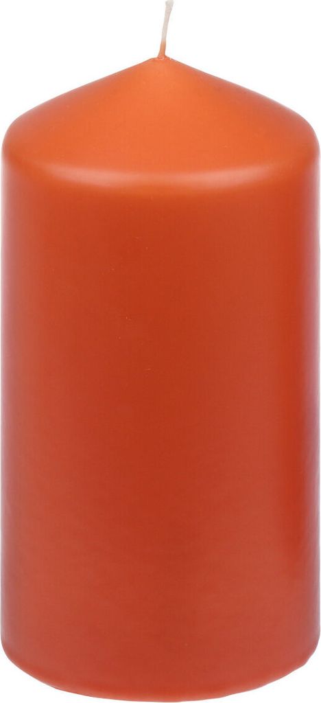 Stumpenkerzen Dunkelorange 150/77 mm, 4 Stück Steinhart Kerzen in RAL-Kerzen Güte Qualität