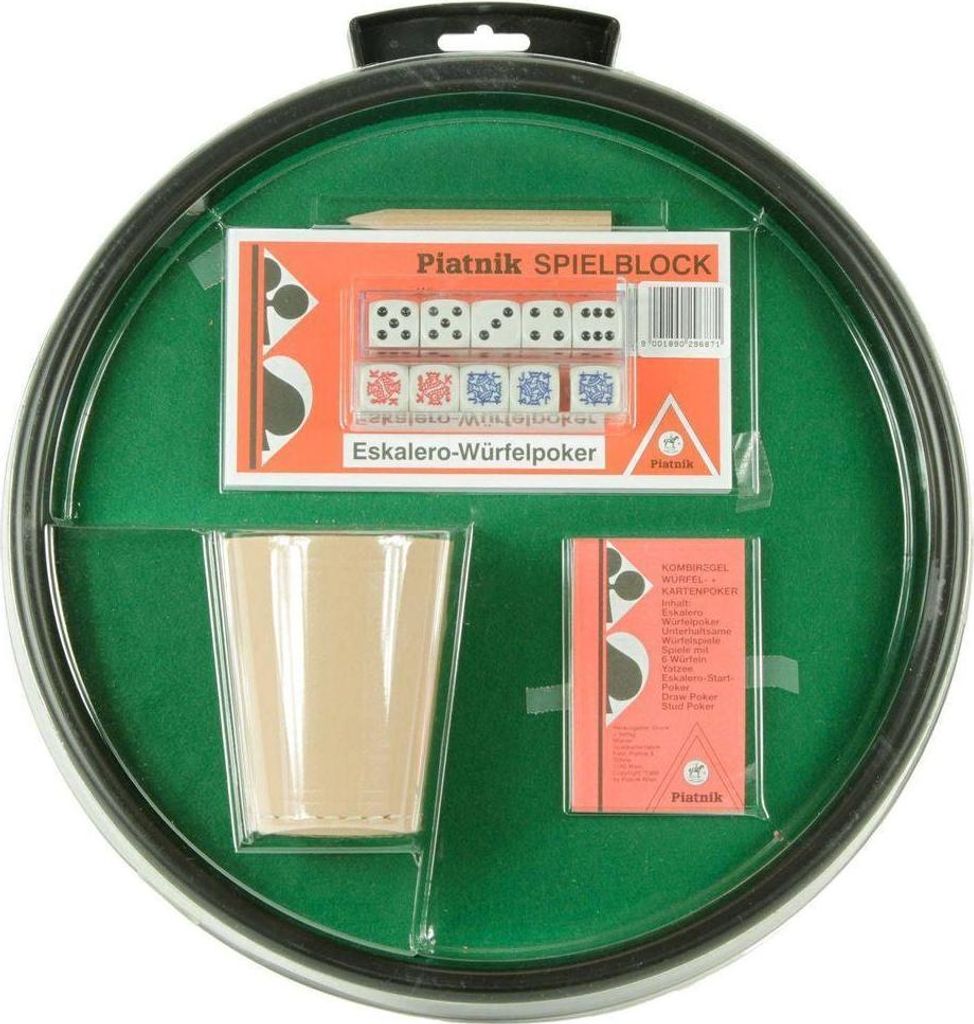 Piatnik, Pokergarnitur mit Würfeltasse, MEHRFARBIG, 7 Produktbild 