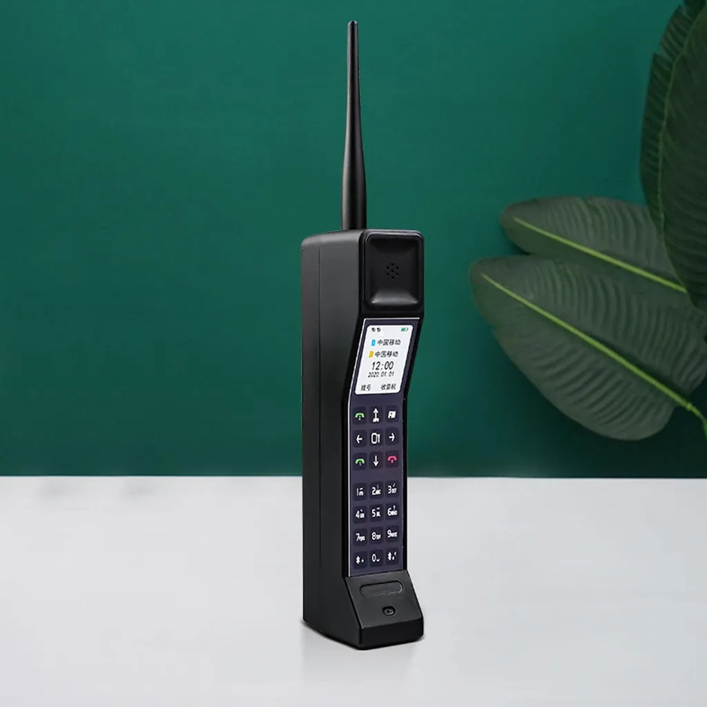Telefono Cellulare Vintage Anni '80-'90: Modello Finto A Mattone, Oggetto Di Scena Fotografico E Decorazione Retrò Per Casa