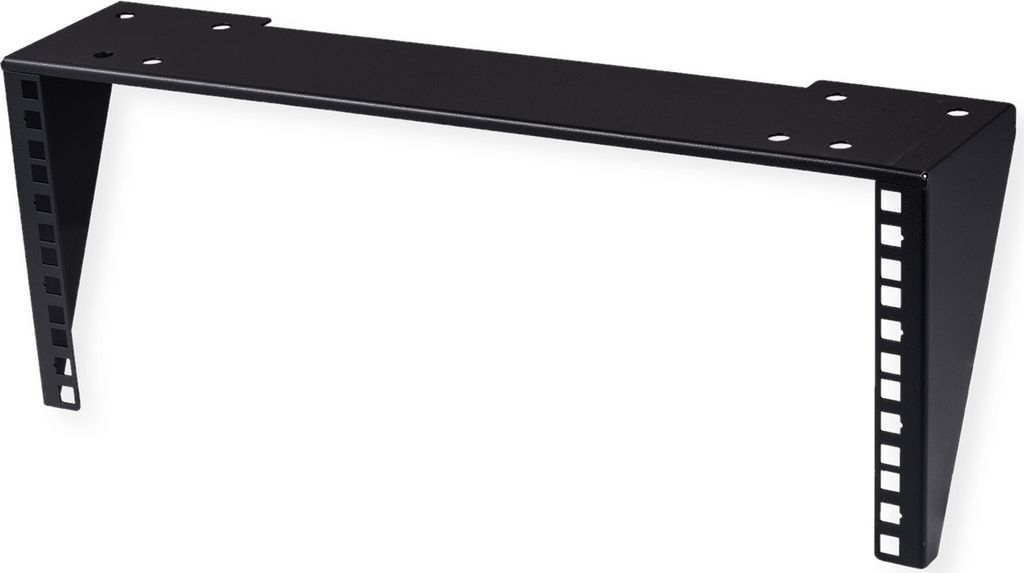 VALUE 19-Zoll-Wand-/Untertischhalterung, 4 HE, schwarz