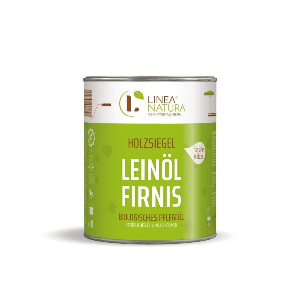 Linea Natura - Leinöl-Firnis 1 Liter Produktbild 