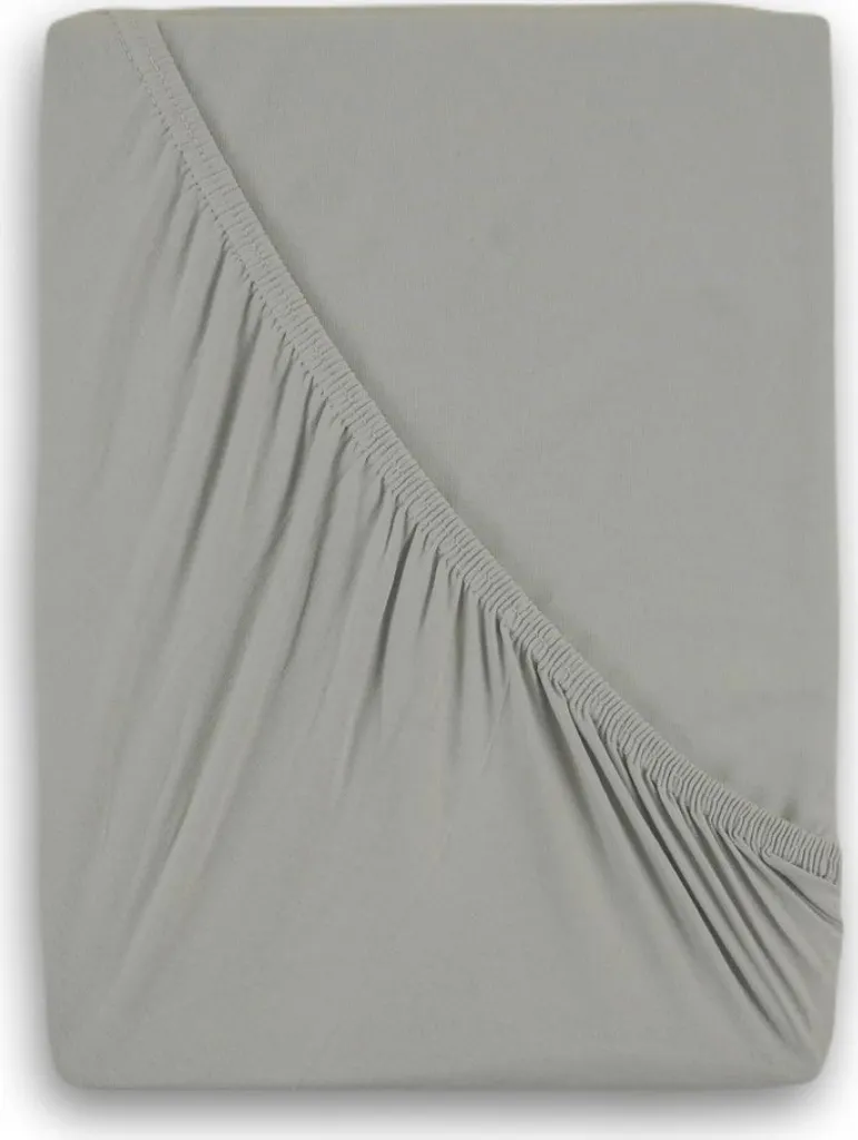 Lenzuolo in jersey con Spandex 140x200cm grigio chiaro