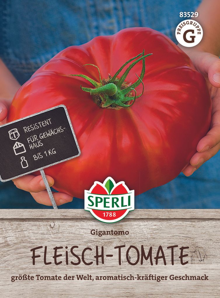 SPERLI Tomatensamen Gigantomo F1 Solanum lycopersicum 7 Produktbild 