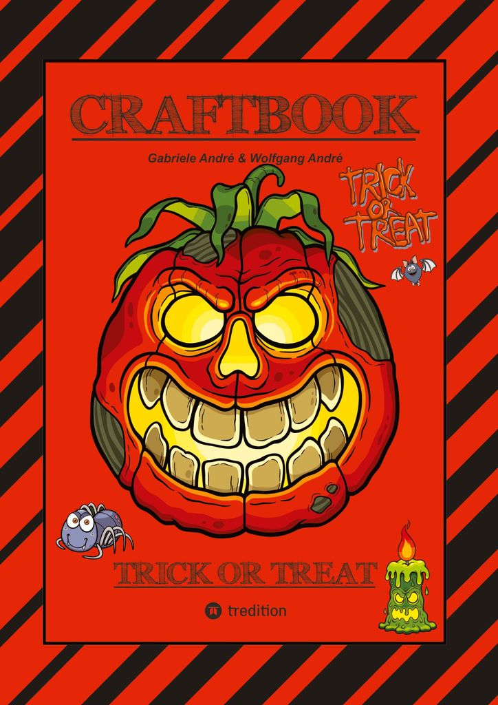 Craftbook - 100 Seiten Gespenstisches Halloween - Geisterspiel - Rätsel - Gruselige Motive - Dia De Muertos