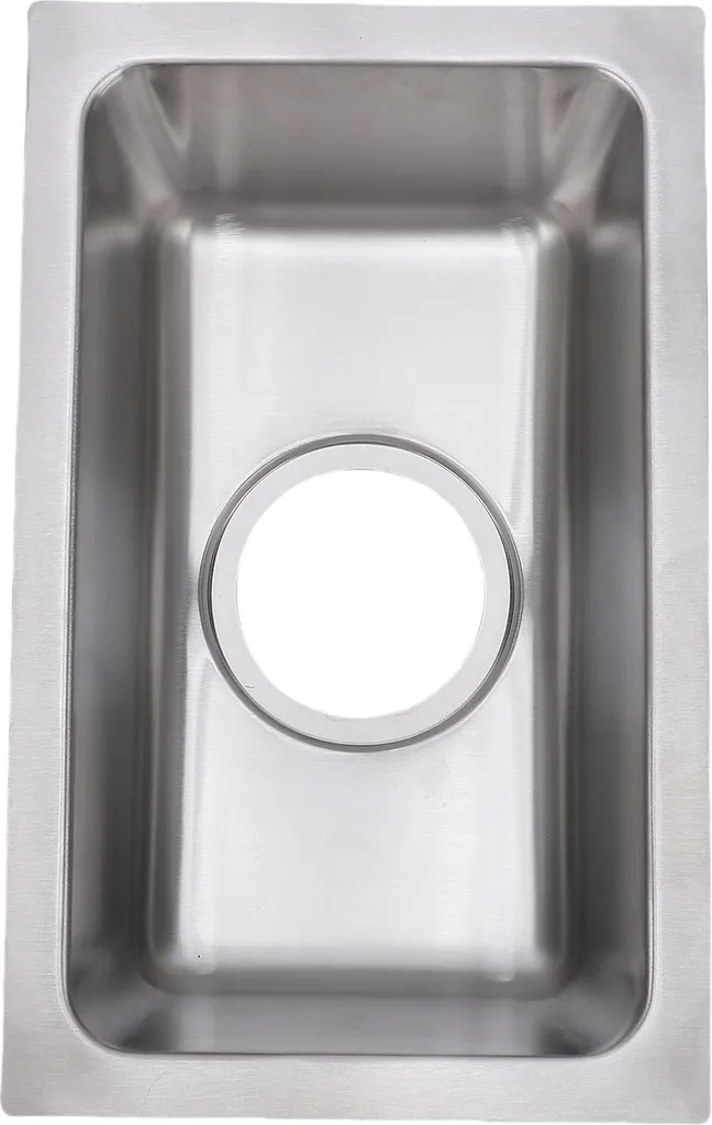 Lavello Inox per Yacht e Barche 13x8" - Design Compatto con Scarico