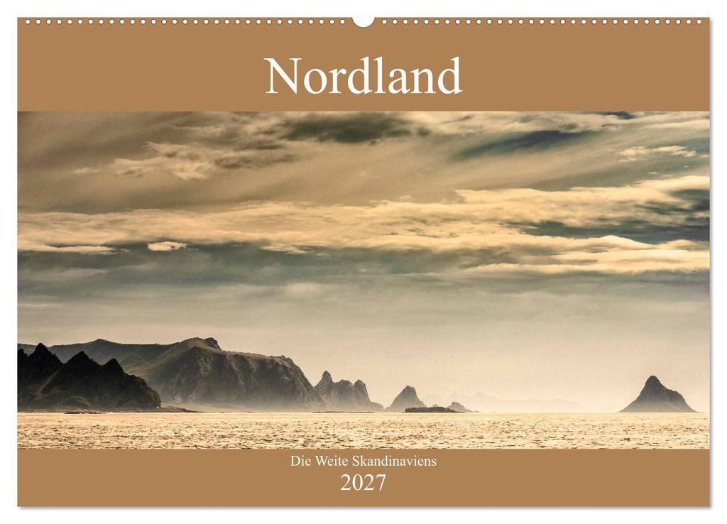 Nordland – Die Weite Skandinaviens (Wandkalender 2027 DIN A2 quer), CALVENDO Monatskalender