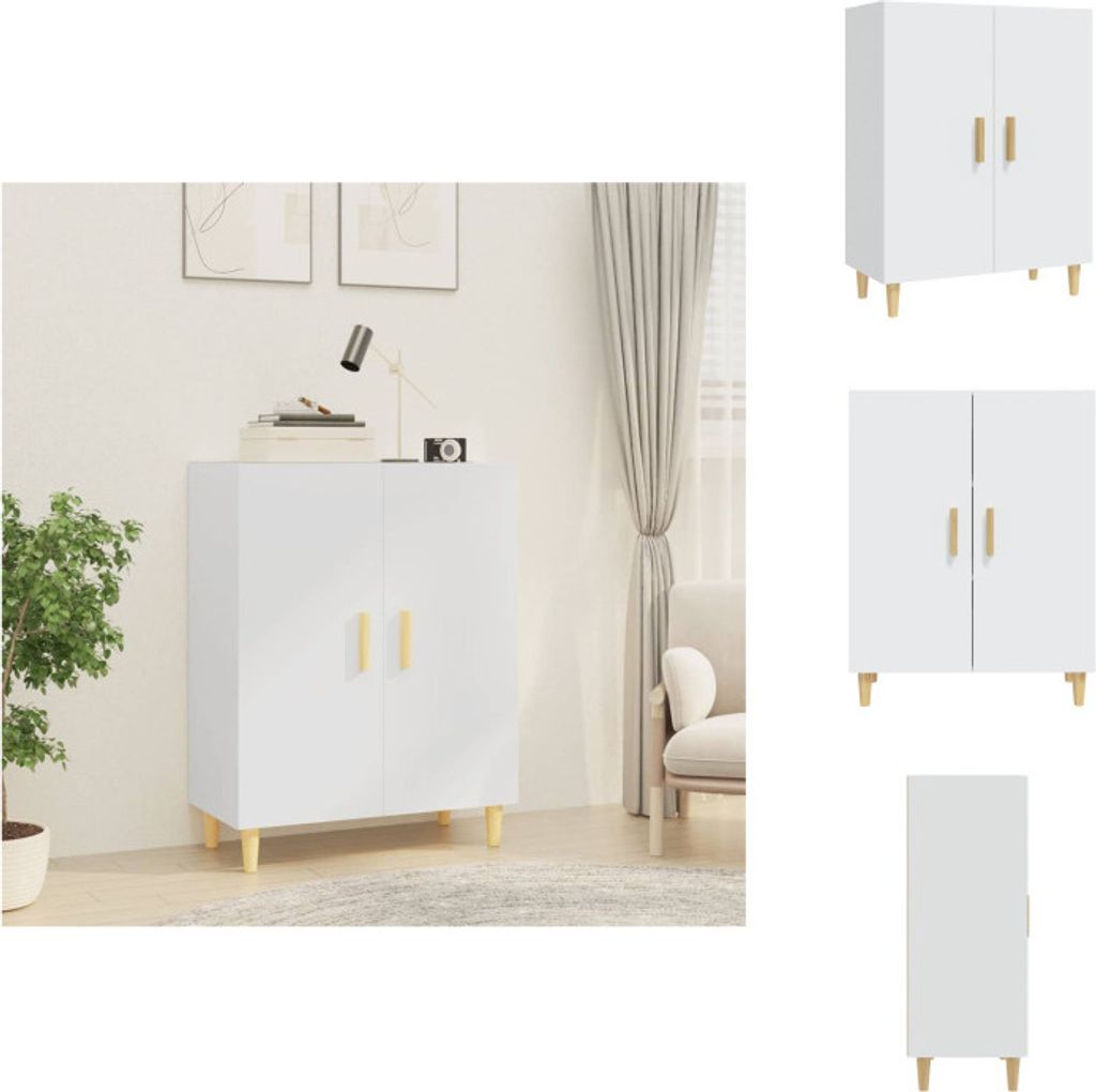 vidaXL Sideboard Weiß 70x34x90 cm Holzwerkstoff - Sideboards