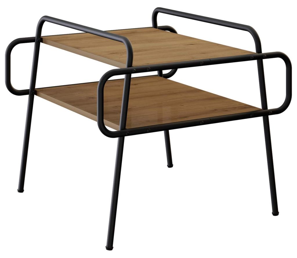 vidaXL Salontafel Artisan-Eik, 50 x 50 x 51 cm, houtvezel Productafbeelding 