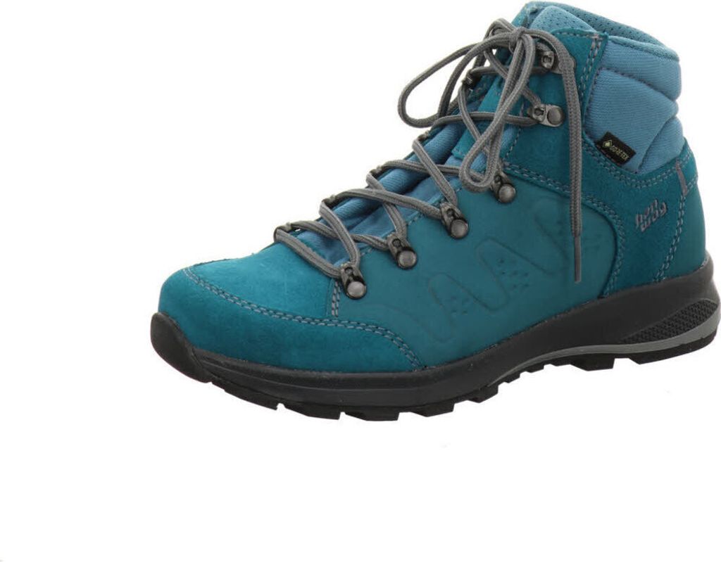 Hanwag Torsby Lady GTX Trekkingschuhe High Wanderschuhe Gore-Tex wasserdicht Damen blau 37,5