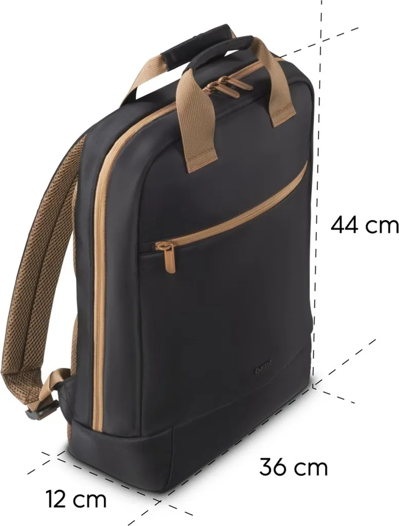 Sac à dos Éco-conçu Hama 00222056 Beige - Polyester Recyclé Robuste - 3