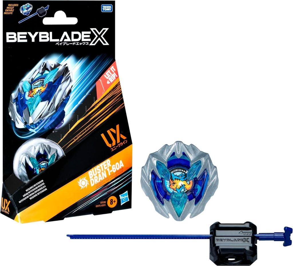 Hasbro G0175; G1536 - BEYBLADE X Starter Set - BUSTER DRAN 1-60A