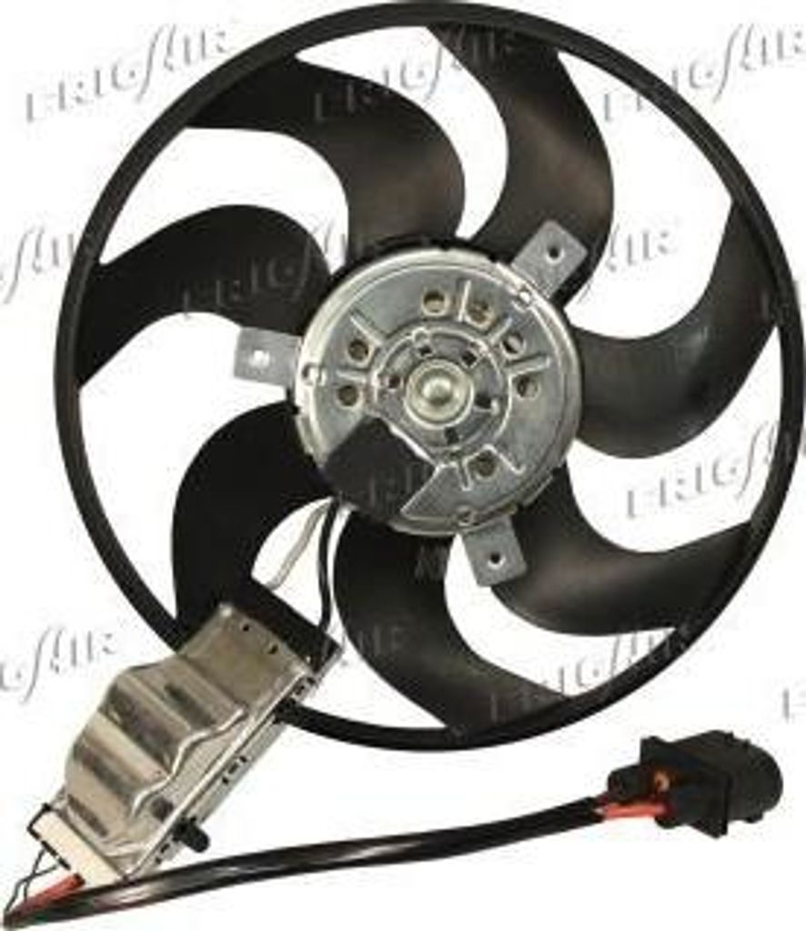 FRIGAIR 0510.2031 Lüfter Motorkühlung Kühlerlüfter für VW Touareg (7LA, 7L6, 7L7) Wasserkühler Ø300mm
