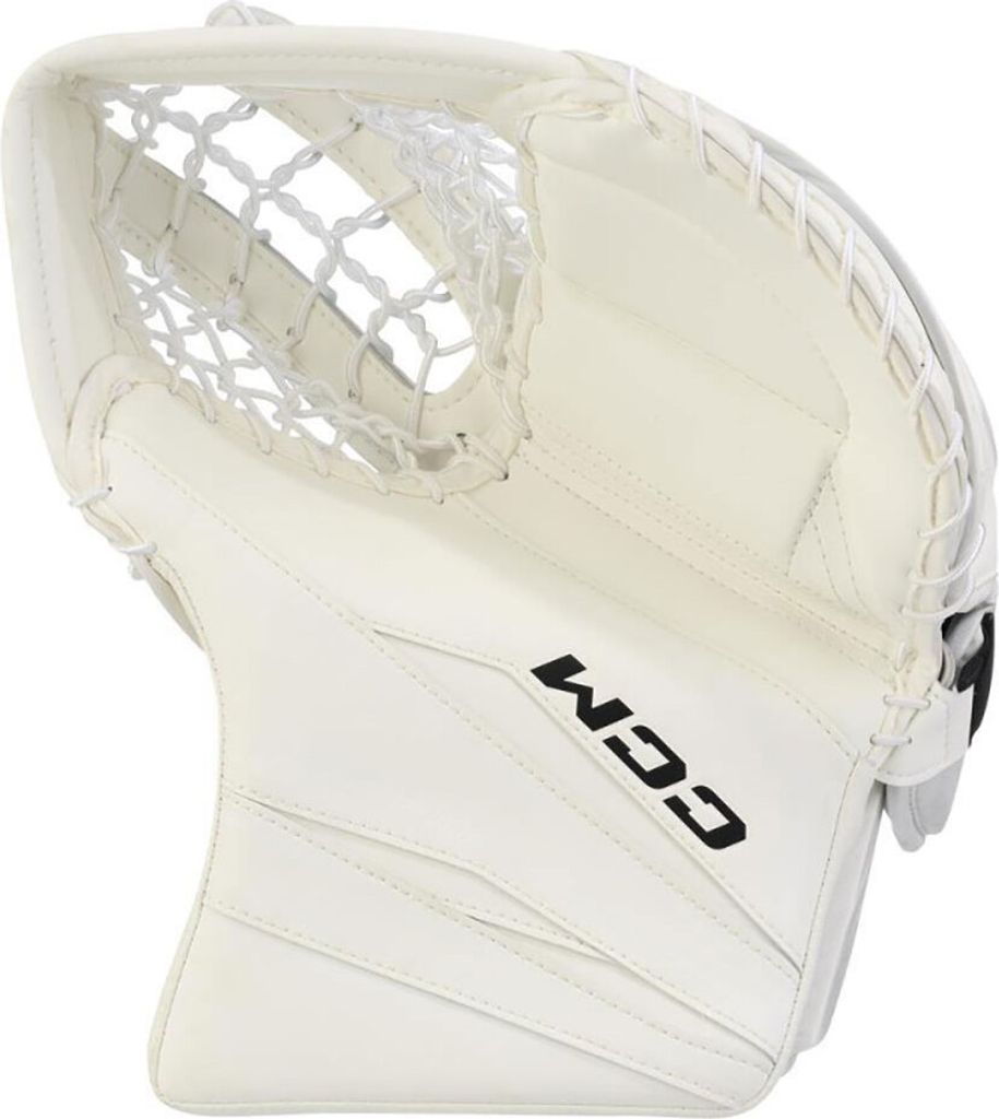 CCM AXIS XF Goalie Fanghand Senior, Farbe:weiss, Spielseite:REG / Linksfänger