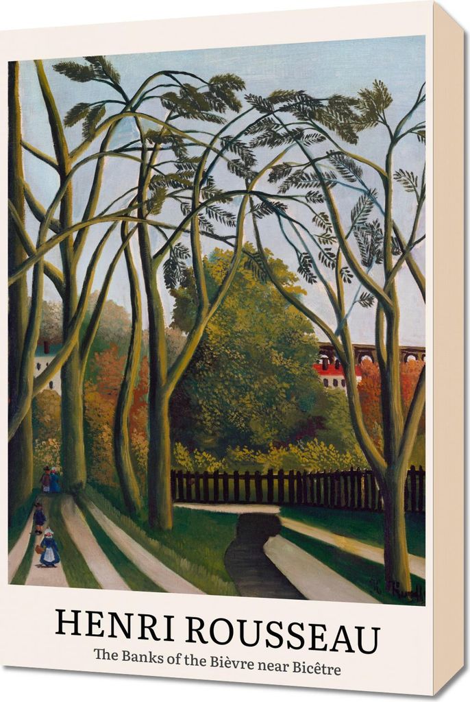 Bild 40x60cm Design Bièvre bei Bicêtre, Rousseau Vintage für das Wohnzimmer