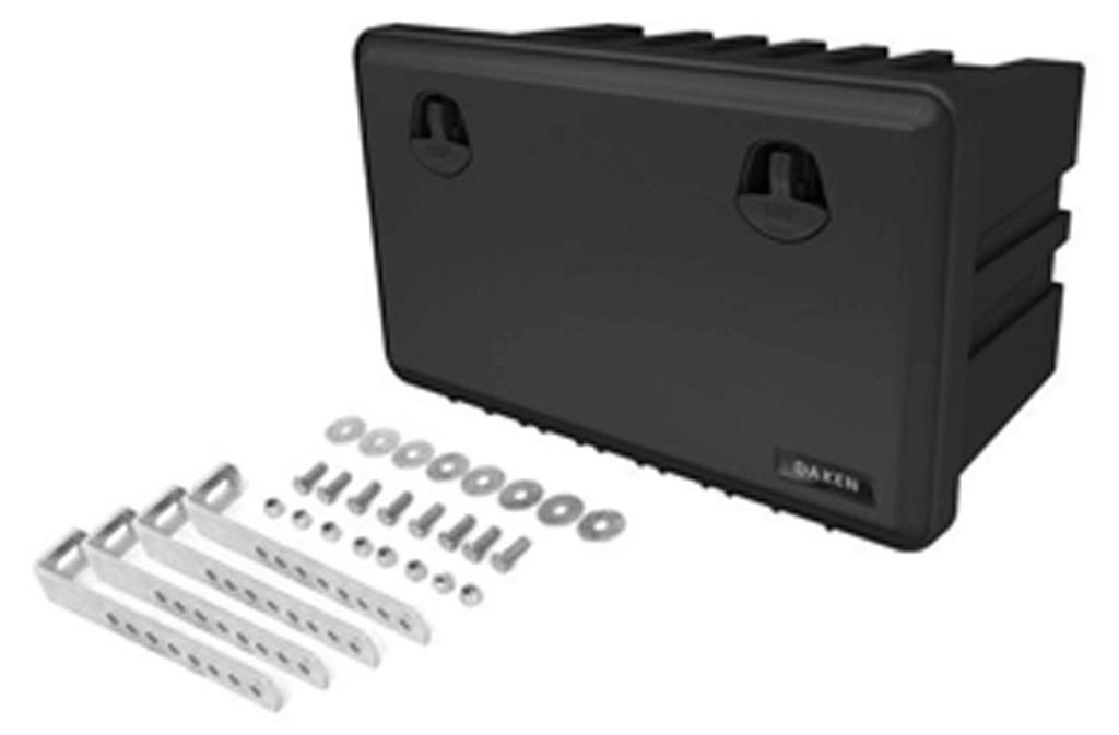 DAKEN Werkzeugkasten JUST 81108 826x500x470mm 127l mit Montagehalterungen für LKW Anhänger Staubox wasserdicht