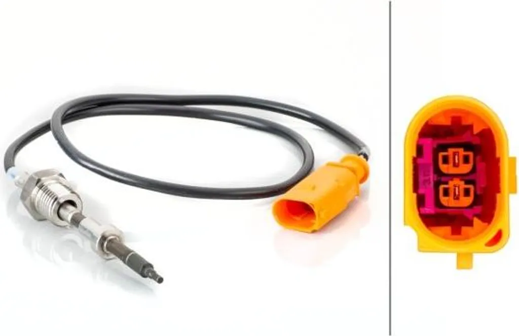 Ricambio Sensore Gas Scarico HELLA 07Z906088P per Volkswagen Touareg