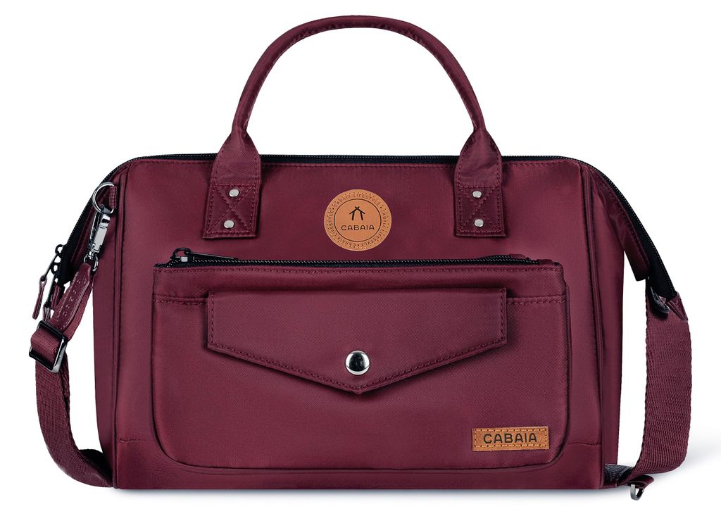 Cabaia Crossbody Adventurer Medium, farba: bordová Obrázok produktu 