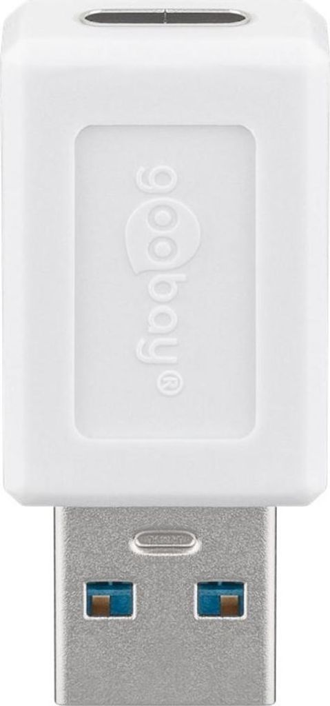 Goobay 55225 Adattatore USB 3.0 SuperSpeed a USB-C™, bianco Immagine del prodotto 