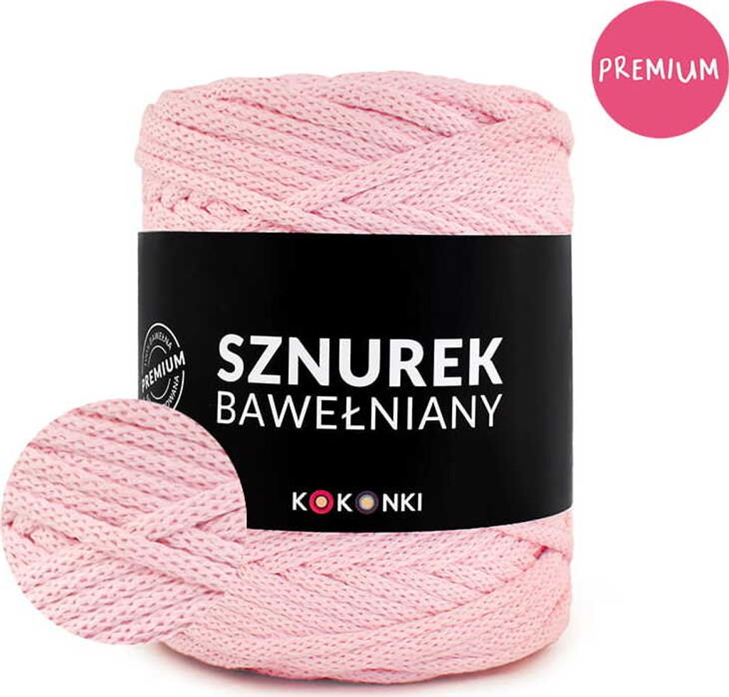 Makramee-Schnur aus Baumwolle PREMIUM by KOKONKI 5 mm/ Produktbild 