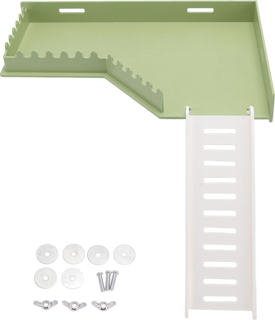 Hamster -Plattform Leiter Set Mehrzweck großer Raumspaß Interaktives Stand -Spielzeug für Innenkäfigstyp L.