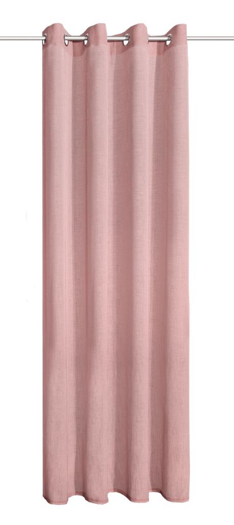 Ösenschal "Alex" - Vorhang mit Ösen von Albani: 245x140cm / Rosa Größe (HxB): 245x140cm Farbe: Rosa