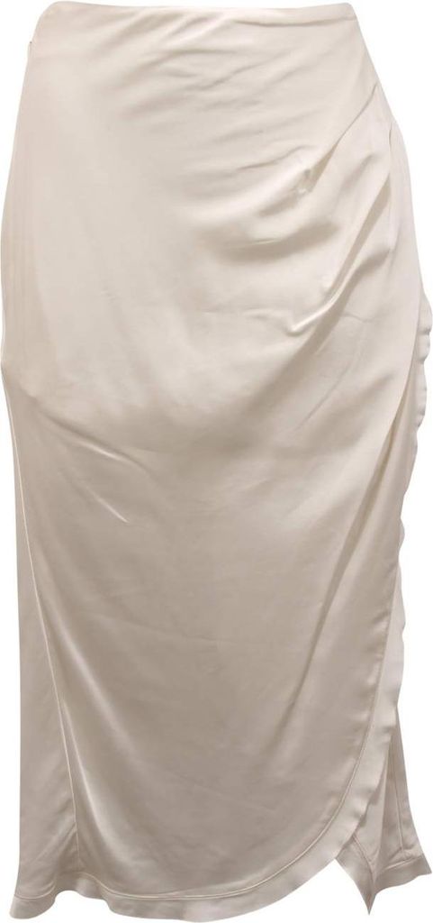8028AT gonna donna PINKO JUMP woman satin skirt