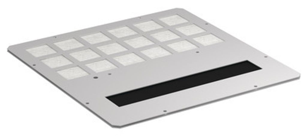 EFB Modul mit Filter und Bürstend., Öffnung A, RAL7035 für S