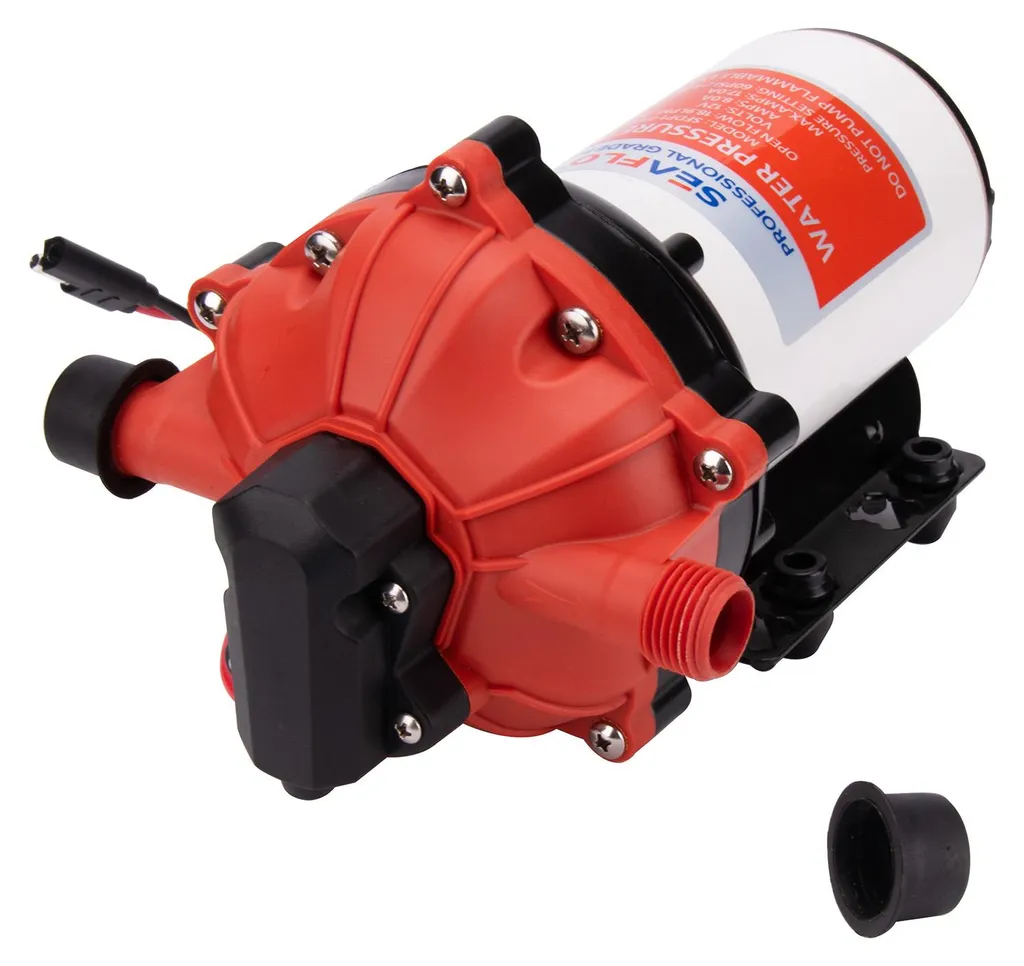 Pompe à eau à membrane 5.0 GPM 60 PSI Blanche pour circuit haute pression - 3