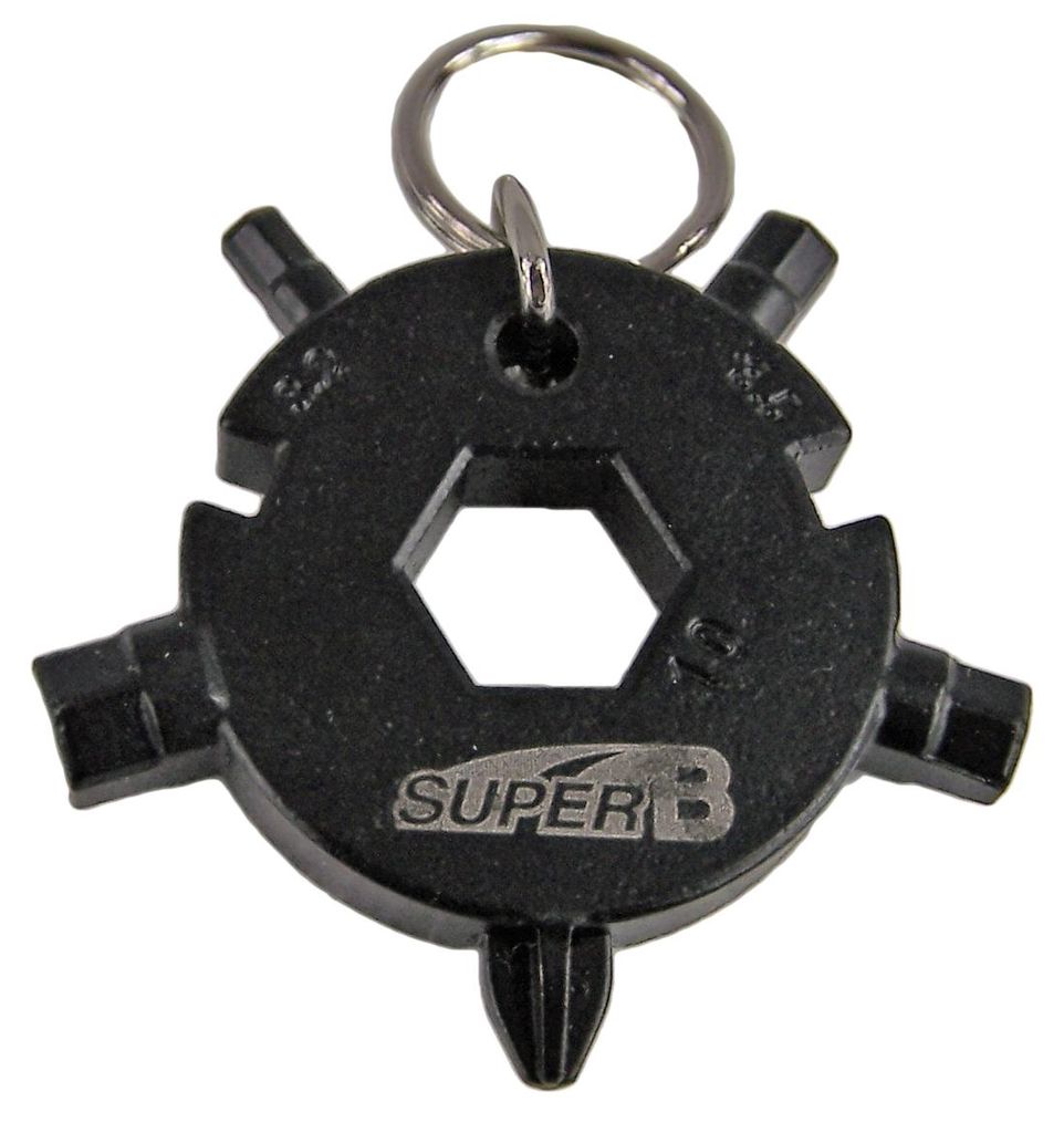 Super B Multitool Schlüsselring TB-FD08 Schlüsselanhänger Produktbild 