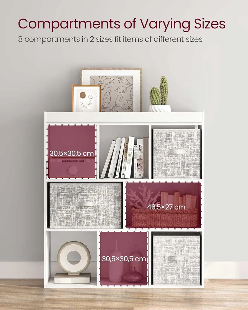 Bibliothèque blanche bois 97.5x30x100cm pour optimiser petits espaces