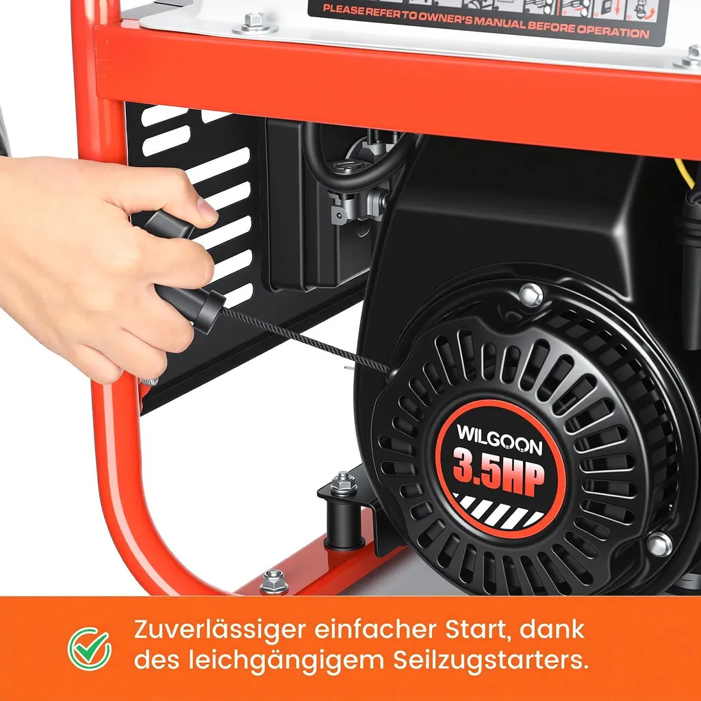 Générateur mobile 900W ultra léger de 14kg avec sortie stable 230V
