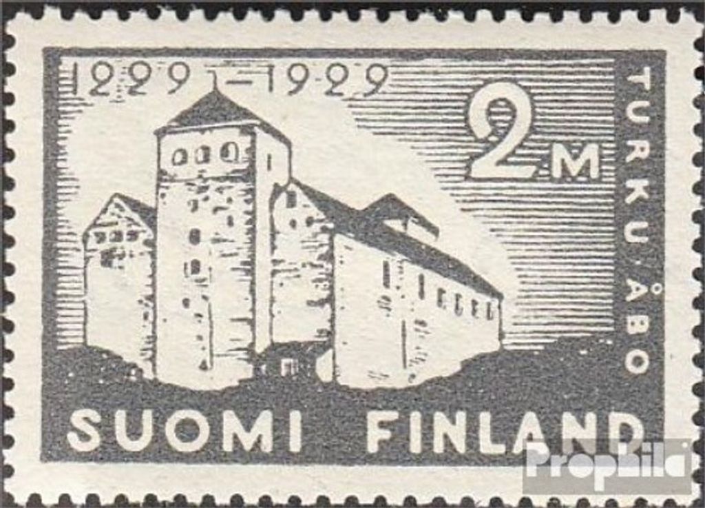 Briefmarken Finnland 1929 Mi 142W postfrisch 700 Jahre Turku