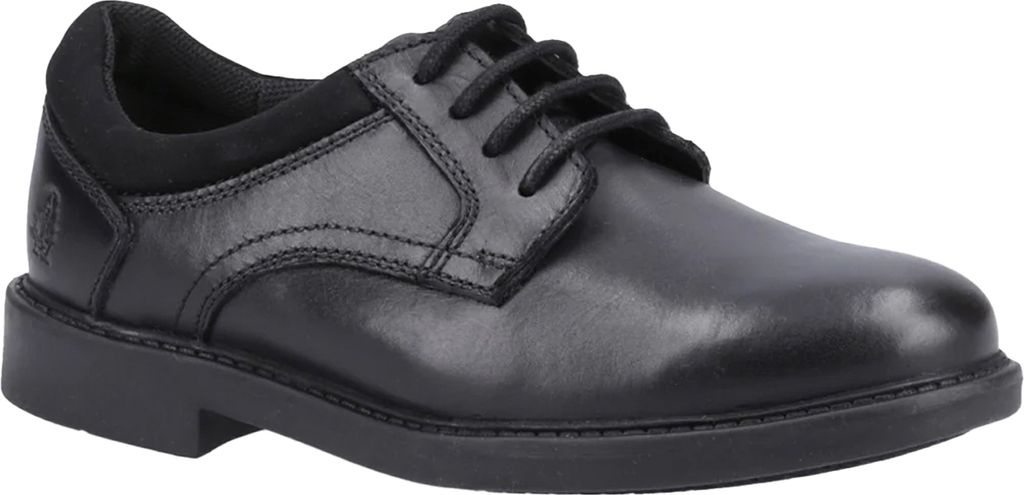 Hush Puppies - Jungen Schul-Uniform-Schuhe "Tommy", Leder FS10957 (25,5 EU) (Schwarz)